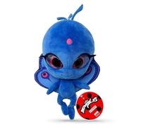 Miraculous Ladybug - Kwami Duusu, Peluche 24cm, Extra Douce, Yeux en Résine Brillants à Paillettes, Finitions Premium Détaillées - Wyncor