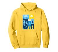 Miraculous Ladybug London Chronobug Time Travel Sweat à Capuche, Unisexe pour Adultes, Citron, XXL