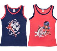 Miraculous Ladybug maillot de corps fille 100% coton pack de 2 134/140 cm