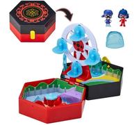 Bandai - Miraculous Ladybug - Mini Univers Chibi Parc d'attractions - Mini Figurines Marinette et Climatika incluses - Licence Officielle Miraculous - Boîte avec Accessoires - P50553