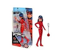 Bandai - Miraculous Ladybug - Poupée Mannequin 26 Cm - Ladybug Avec Son Téléphone - Nouveau Costume Effet Vinyle - P50028