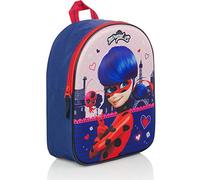 Miraculous Ladybug Super Secret 3D - Sac à Dos Enfant | École | Maternelle - Couleur Bleu - Dimensions - 31x25x12 cm