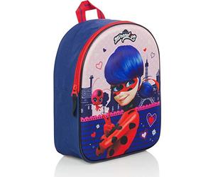 Miraculous Ladybug Super Secret 3D - Sac à Dos Enfant | École | Maternelle - Couleur Bleu - Dimensions - 31x25x12 cm