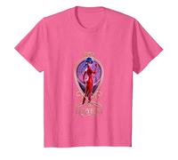 Miraculous Ladybug The Movie Ladybug big T-Shirt, Enfant, Rose Chiné, 3 Ans