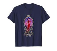 Miraculous Ladybug The Movie Ladybug big T-Shirt, Homme, Bleu Marine, 6XL