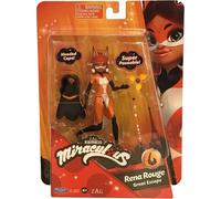 Miraculous Rena Rouge Figurine de jeu Ladybug Coccinelle et Cat Noir Renard Rouge Figurine à collectionner