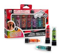 Miraculous- Set de Maquillage 7 en 1, Children, Coffret 7 Rouges À Lèvres, 7 cm