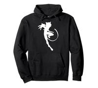 Miraculous Silhouette Chat Noir Griffes Out (Blanc) Sweat à Capuche