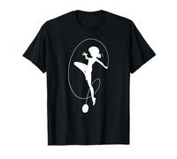 Miraculous Silhouette Ladybug Jumping Yoyo (White Edition) T-Shirt