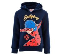 Miraculous Sweat à Capuche Ladybug - BE Produit sous Licence Officielle Fille - Taille 4 Ans - Marine