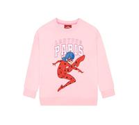 Miraculous Sweatshirt Fille, Pull Ladybug Fille, Sweat Enfant Manches Longues, Rose 6-7 Ans