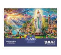 Miraculous Vision 1000 Stück Robuste Karton Jigsaw Puzzle Set Für Erwachsene Kinder 12+, Geistliche Figur, Bildungsspiel Aktivität Schöne Dekoration 38x26cm/1000pcs