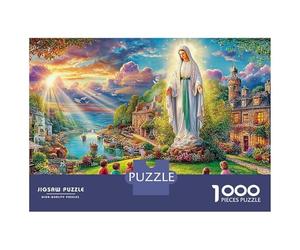 Miraculous Vision 1000 Stück Robuste Karton Jigsaw Puzzle Set Für Erwachsene Kinder 12+, Geistliche Figur, Bildungsspiel Aktivität Schöne Dekoration 38x26cm/1000pcs