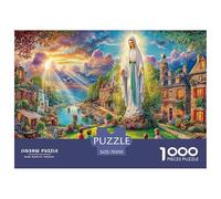 Miraculous Vision Coffret Cadeau 1000pcs pour Adultes Statue dans Un décor pittoresque, Jeu Stimulant et divertissant à Faire à la Maison (70x50 cm/1000pcs)