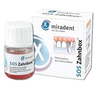Miradent Boîte de sauvetage dentaire pour dents expulsées & traumatismes des incisives | La solution nutritive préserve les cellules pour une replantation & une réintégration réussie de la dent perdue