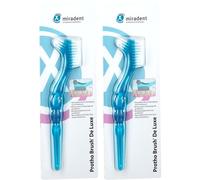 Miradent Brosse Deluxe Prothese Bleu Brosse(S) À Dents 2x1 pc(s)