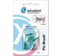 Miradent brosse interdentaire Pic-Brush medium vert 6 pces