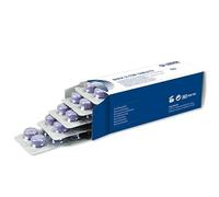 Miradent Mira-2-Ton® Lot de 50 comprimés à croquer à colorier en tant que test de plaque avant le brossage des dents prouvé fiable et motivant, sans érythrosine et sans gluten