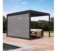 MIRADOR Store latéral 4m, Compatible 80S Pergola Bioclimatique Anthracite