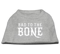 Mirage Bad to The Bone T-Shirt pour Chien Gris Taille M
