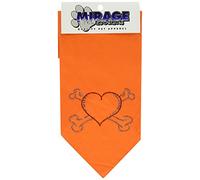 Mirage Cœur Cross Bone Strass Bandana