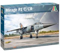 Italeri Maquette Mirage F.1 1:48 - Kit plastique 2839 fidèle aux détails gris
