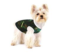 Mirage Forest Chemise pour chien en coton doux et respirant pour chiens, chats, garçons et filles, convient pour les petits animaux de compagnie