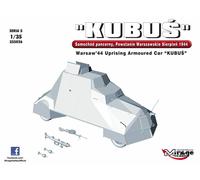 Kubus Warsaw´44 Uprising Armoured Car - 1:35e - Mirage Hobby