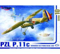 Mirage Hobby 48103 - 1:48 Pzl P-11 C Roumain Armée Avec Resin- Et Fotoätz