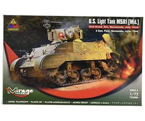 Mirage Hobby 726086 - Modèle Kit U S Light Tank M5 A1 Mid