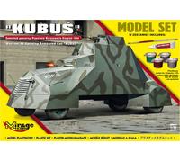 MIRAGE HOBBY 835091 MAQUETTE KUBUS(WARSAW'44 UPRISING ARMOURED CAR) MODEL SET 1/