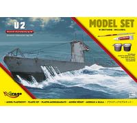 Mirage Hobby 840065 - 1:400 U2 (Allemand sous-Marin WWII Typeiia (Modelse
