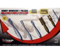 Mirage Hobby 848401 - 1:48 Allemand WWI & Polonais WWII Bombes Max Set