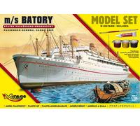M/s Batory(trans-atlantic Passenger-gene General Cargo Ship)(model Set)- 1:500e - Mirage Hobby G