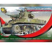 MIRAGE HOBBY Light Tank M3A3, débarquement Normandie - 1/72 - MIRAGE HOBBY 72606