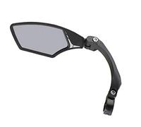 MIRAGE Rétroviseur de vélo électrique avec verre légèrement teinté - Rétroviseur réglable avec pince - Pivotant - Taille S - Noir