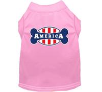 Mirage T-Shirt pour Chien Motif bonely in America Taille M Rose Clair