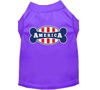 Mirage T-Shirt pour Chien Motif bonely in America Taille XS Violet