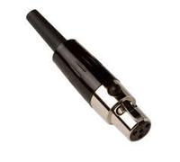 MiragesDesOndes Connecteur WA330 TA4F Tiny-QG Mini XLR à 4 Broches pour Microphone et Casque