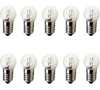 MiragesDesOndes Lampe de Signalisation E10, 11 x 23 mm, 12V, 50mA, E2312, Lot de 10