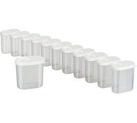 MiraHome lot de 12 boîtes à épices boîtes verseuses boîtes de conservation qualité autrichienne (blanche, 0,30 l)