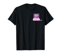 Mirai (Future) Vaporwave Ordinateur - Scène de Plage Amiga T-Shirt