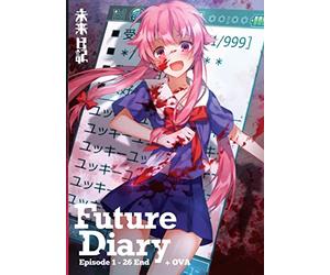Mirai Nikki The Future Diary complete DVD Eps 1-26 anime ENGLISH DUB + SUBTITLE