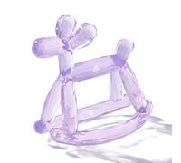 Miraloop Crystal Jelly Jouet de dentition pour bébé - Jouet de dentition pour nourrissons de 3 à 6 mois, jouet de dentition portable en silicone, sans BPA, inodore, empêche l'étouffement, sans danger