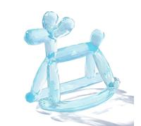 Miraloop Crystal Jelly Jouet de dentition pour bébé - Jouet de dentition pour nourrissons de 3 à 6 mois, jouet de dentition portable en silicone, sans BPA, inodore, empêche l'étouffement, sans danger