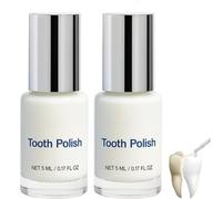Miraloud Tooth Polish,Miraloud Tooth Paint,Natural Teeth Whitening Paint,White Teeth Paints,Instant Clean Smile,Portable & Long-Lasting Tooths Polish,Gentle Whitening Teeths Care,Easy to Use (2PC)