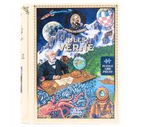 MIRALUDO Puzzle 1000 pièces Adulte - Jules Verne, La Galerie des Légendes - Coffret façon livre