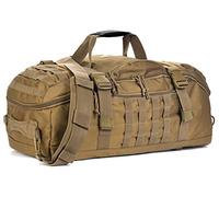 Miramrax Gym Bag Duffle Bags Backpack - Travel Weekender Bag for Men Women Workout Bag for Military,Sports,Overnight,Basketball,Tactical,Football,Waterproof & Tear Resistant (Coyote, 45l)