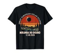 Miranda do Douro, Portugal Great European Solar Eclipse 2026 T-Shirt