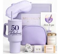 Mirasphere Lot de 9 cadeaux d'anniversaire pour femme - Cadeau d'anniversaire pour femme - Idée de cadeau pour femme - 9 pièces - Cadeau fabuleux pour sœur, maman, amie, épouse, collègue